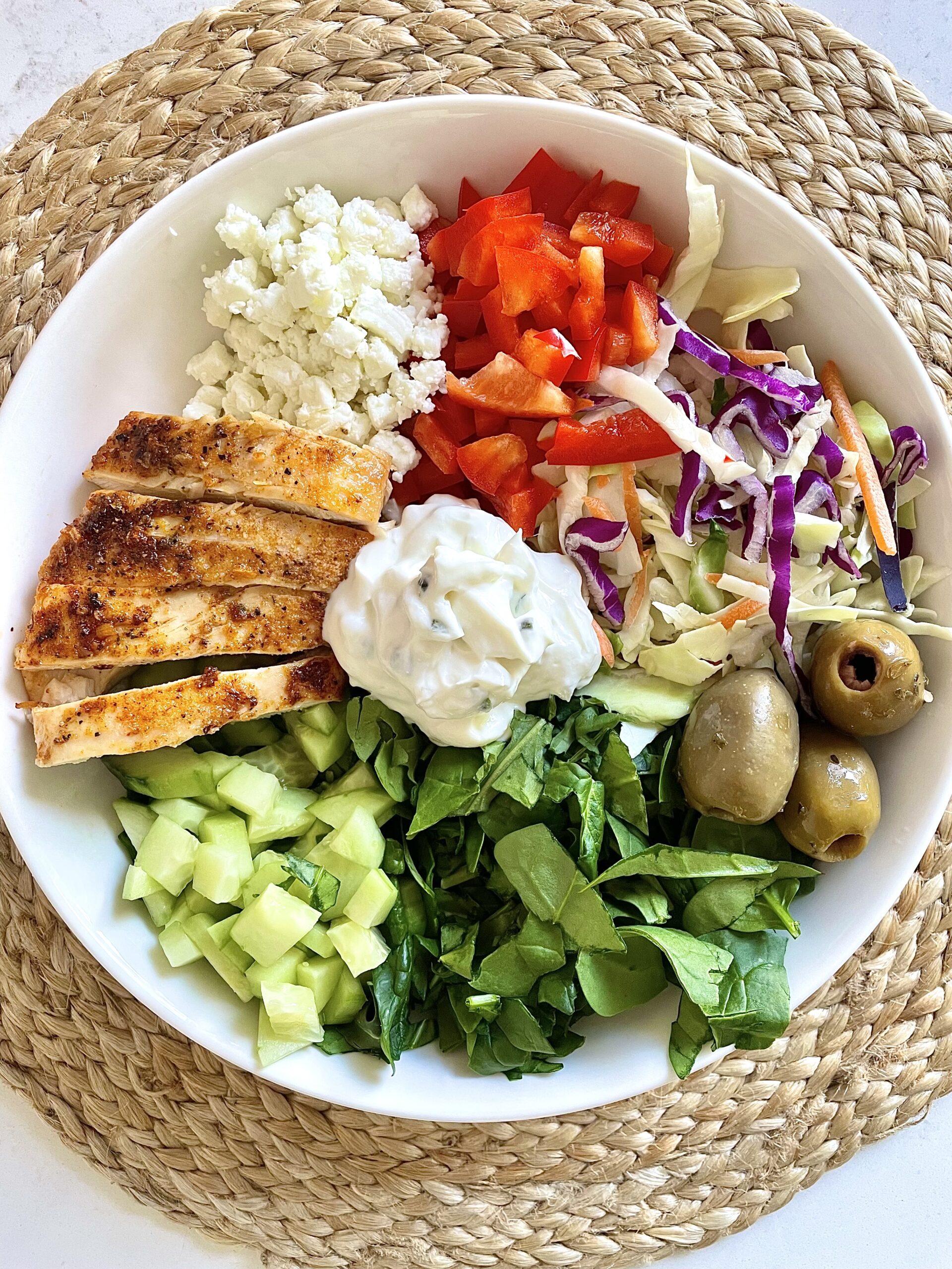 Quick And Easy Greek Salad - Nicole Alexandra